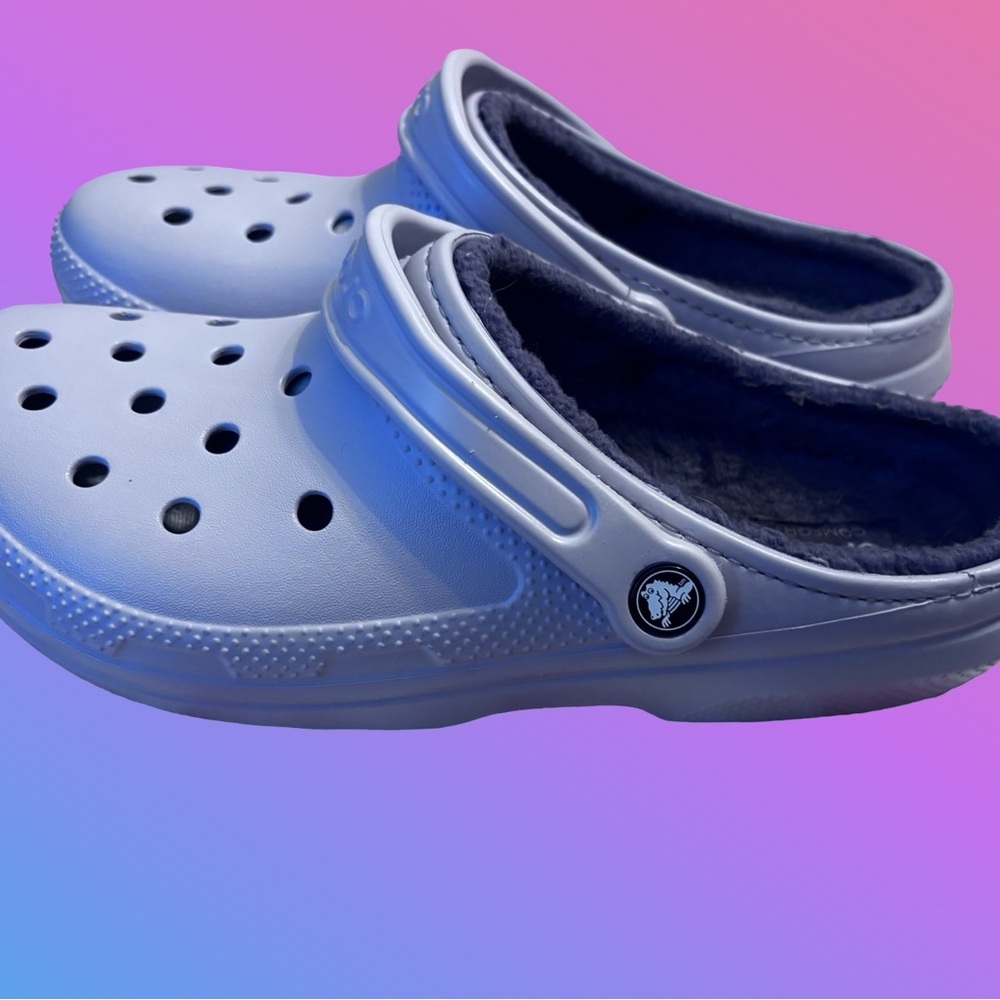 CROCS Women's Light  purple Slip-On Slippers - Picture 2 of 8
